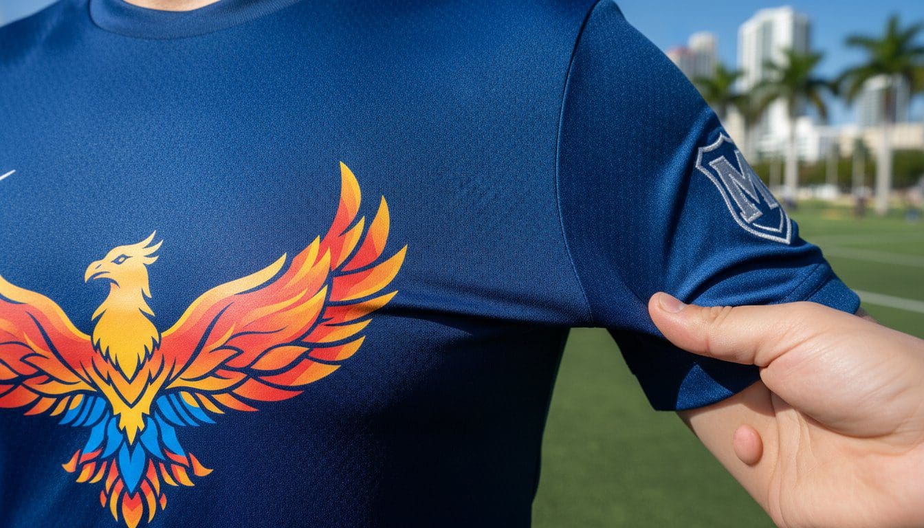 Custom Sportswear Printing Miami: High-Performance DTF & Embroidery