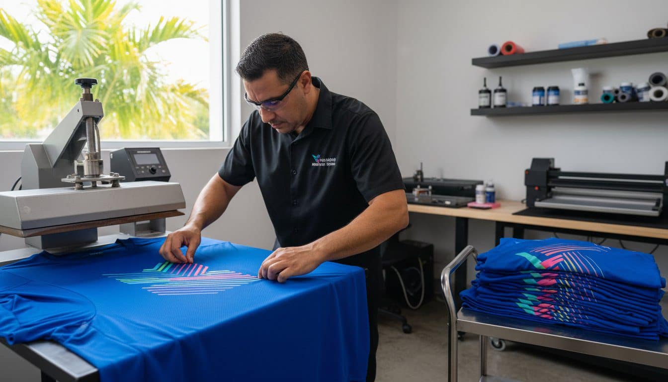 DTF Heat Press Temperature and Time: The 2026 Guide for Miami Printers