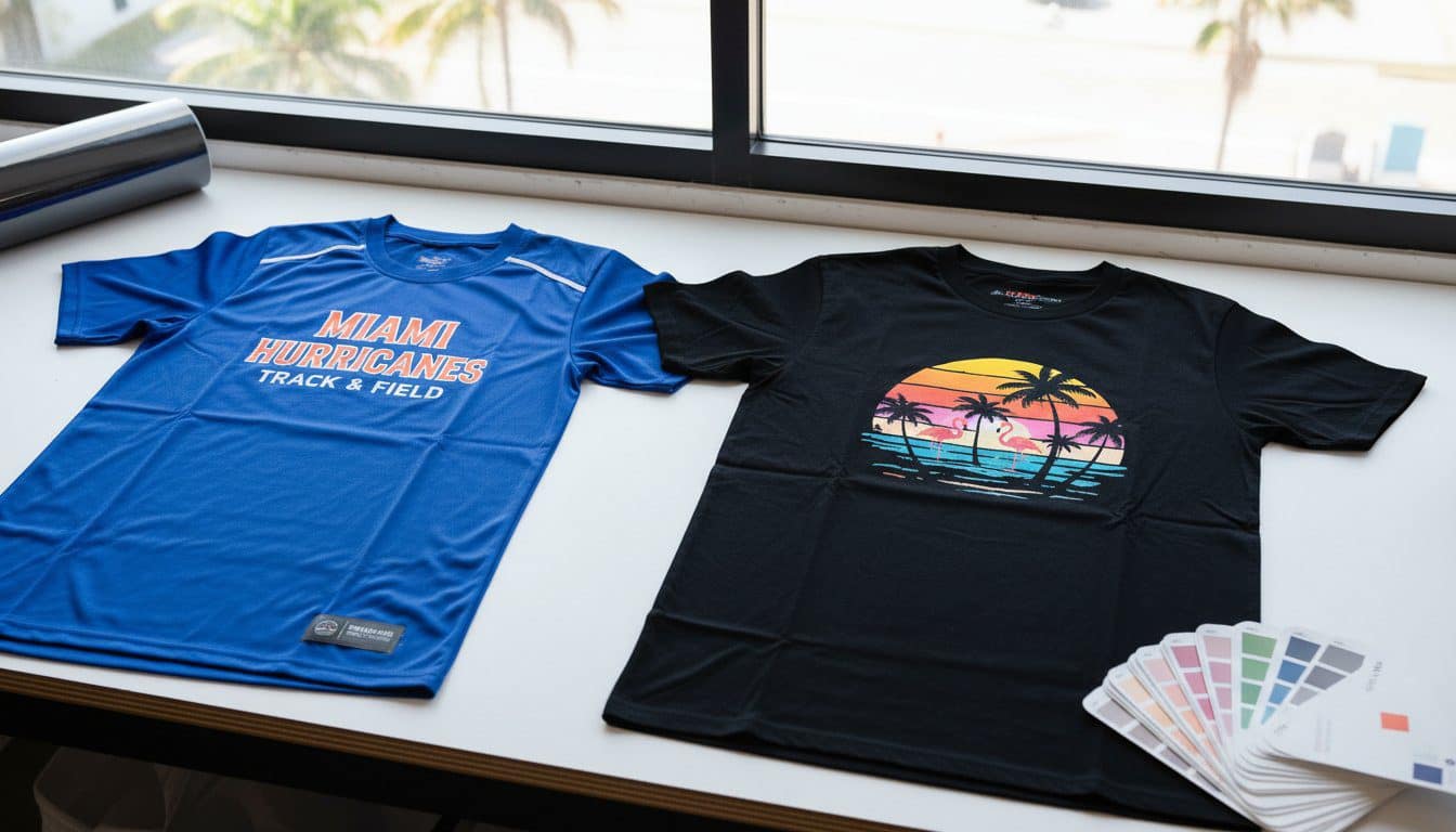 DTF vs. Direct to Garment Printing: Which is Best for Miami Businesses in 2026?