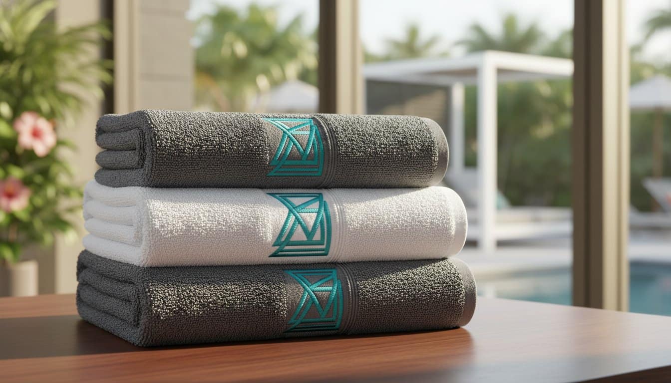Professional Custom Towel Embroidery in Miami for Businesses and Resorts (2026)
