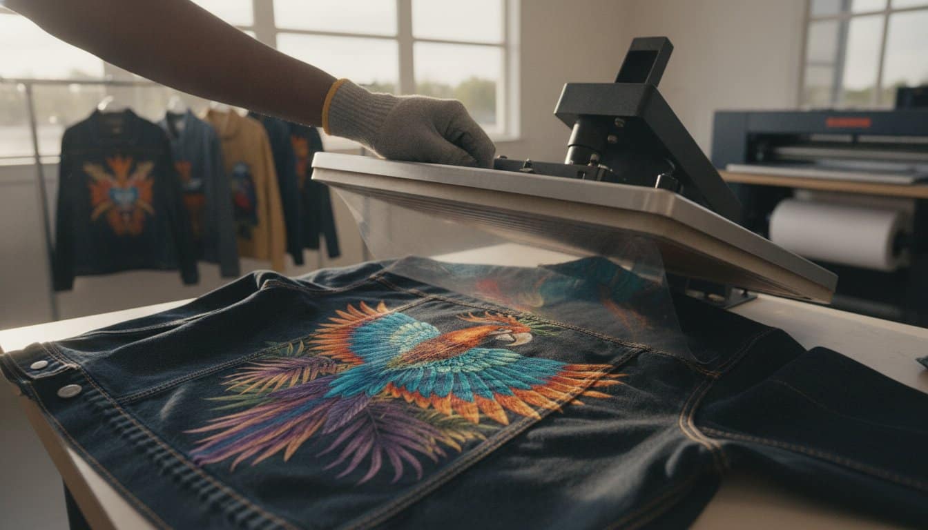 DTF Transfer for Denim Jackets: Professional Heat Press Guide for 2026