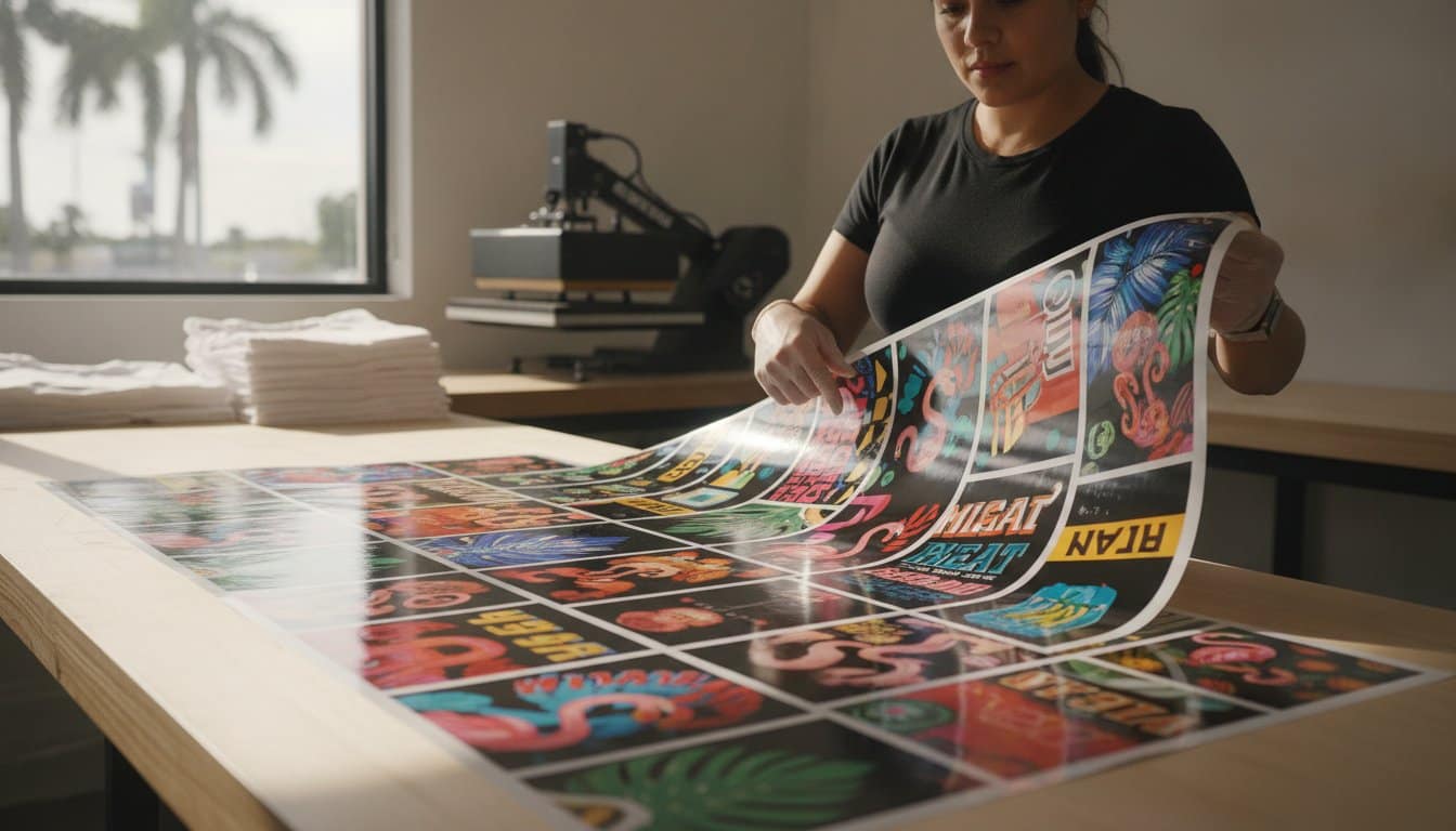 Gang Sheet Printing Near Me: Same-Day DTF Transfers in Miami