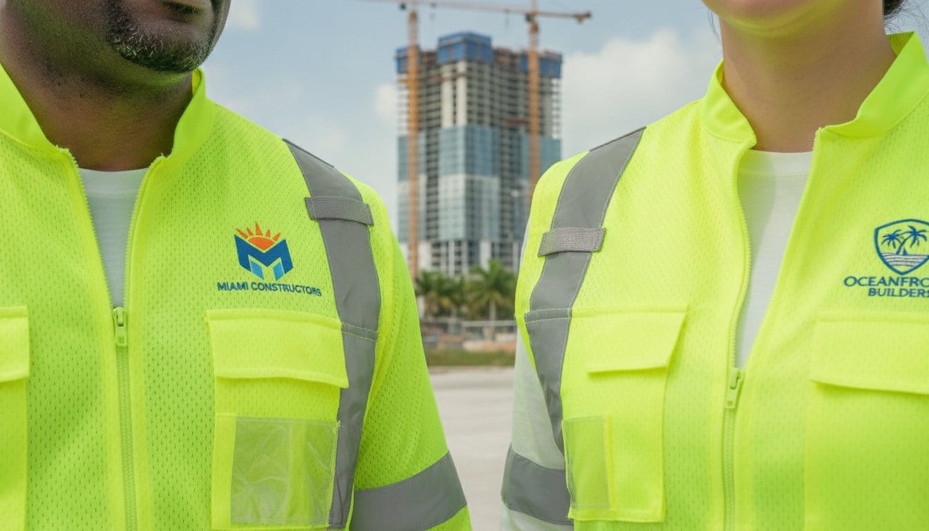 Custom Safety Vests Miami: Same-Day Professional Printing & Embroidery