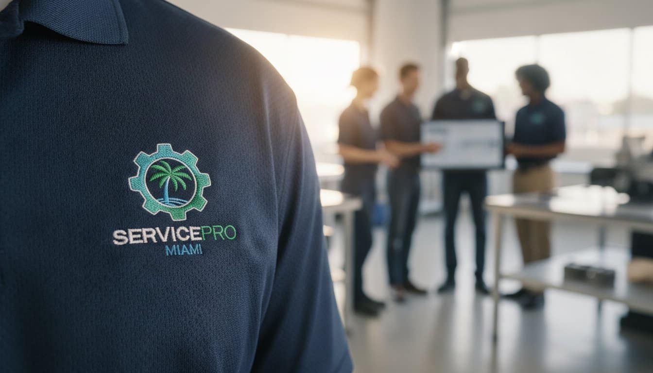 Benefits of Embroidered Logos on Uniforms: The Miami Business Guide