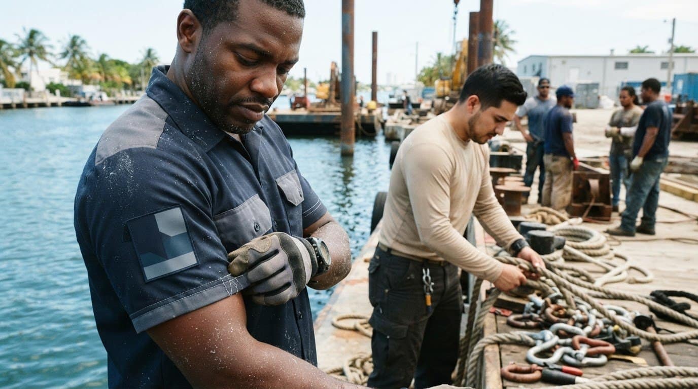 How to Choose Durable Uniforms for Marine Construction Crews